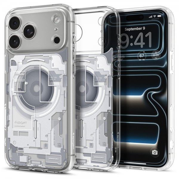 Spigen iPhone 17 Pro Max Cover Ultra Hybrid Zero One MagFit Hvid
