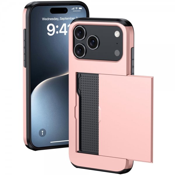 iPhone 17 Pro Cover Card Slide Rosaguld