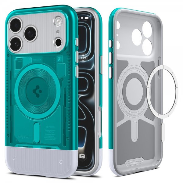 Spigen iPhone 17 Pro Cover Classic C1 MagFit Bondi Blue