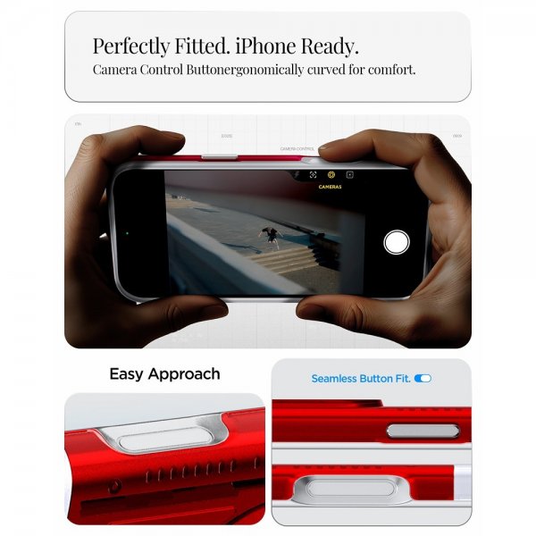 Spigen iPhone 17 Pro Cover Classic C1 MagFit Ruby