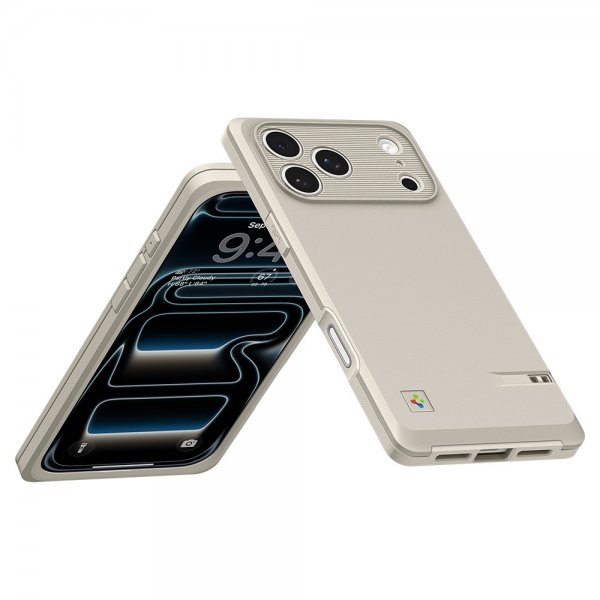 Spigen iPhone 17 Pro Cover Classic LS MagFit Stone