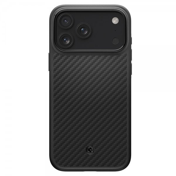 Spigen iPhone 17 Pro Cover Enzo Aramid T MagFit Sort