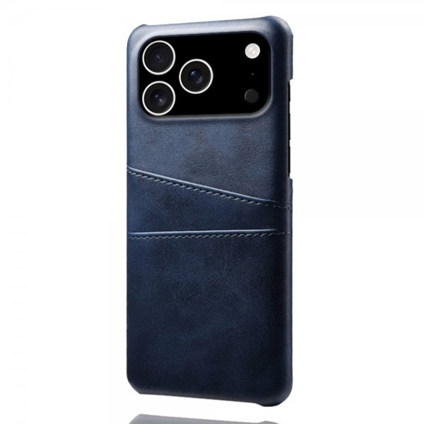 iPhone 17 Pro Cover med to Kortlommer Blå