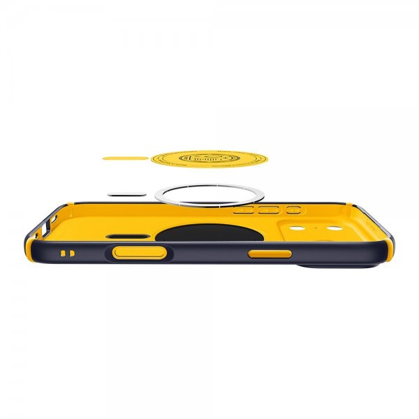 Spigen iPhone 17 Pro Cover Nano Pop Hybrid MagFit Blueberry Navy