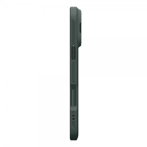 Spigen iPhone 17 Pro Cover Optik Armor MagFit Abyss Green