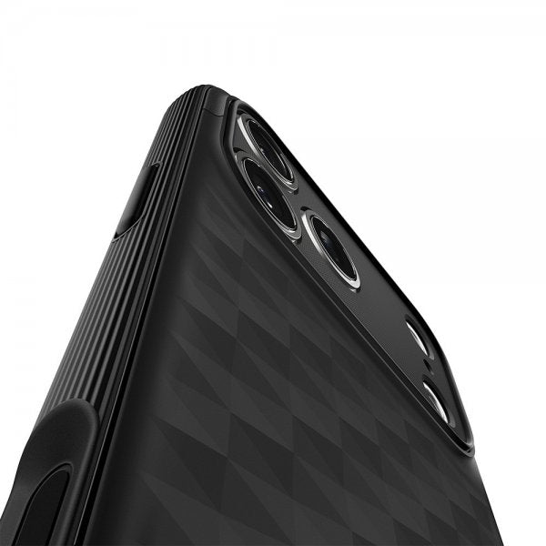 Spigen iPhone 17 Pro Cover Parallax S MagFit Matte Black