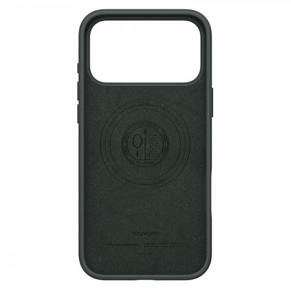 Spigen iPhone 17 Pro Cover Silicone Fit MagFit Abyss Green