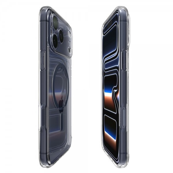 Spigen iPhone 17 Pro Cover Ultra Hybrid MagFit Clear Deep Blue