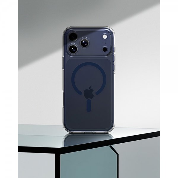 Spigen iPhone 17 Pro Cover Ultra Hybrid MagFit Clear Deep Blue
