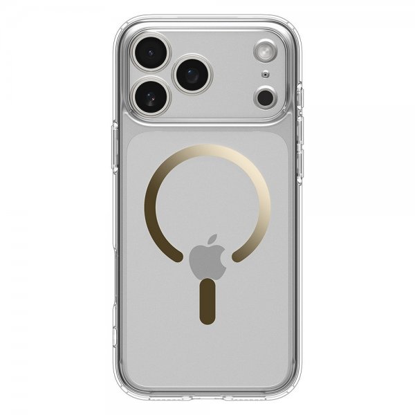 Spigen iPhone 17 Pro Cover Ultra Hybrid MagFit Clear Gold
