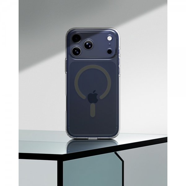 Spigen iPhone 17 Pro Cover Ultra Hybrid MagFit Clear Graphite