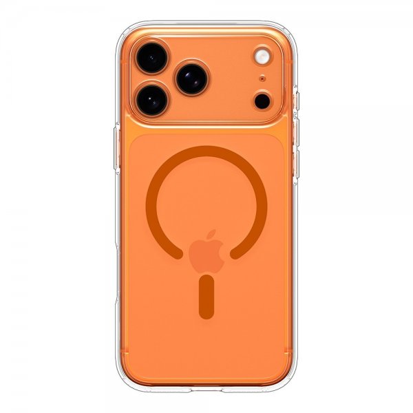 Spigen iPhone 17 Pro Cover Ultra Hybrid MagFit Clear Orange