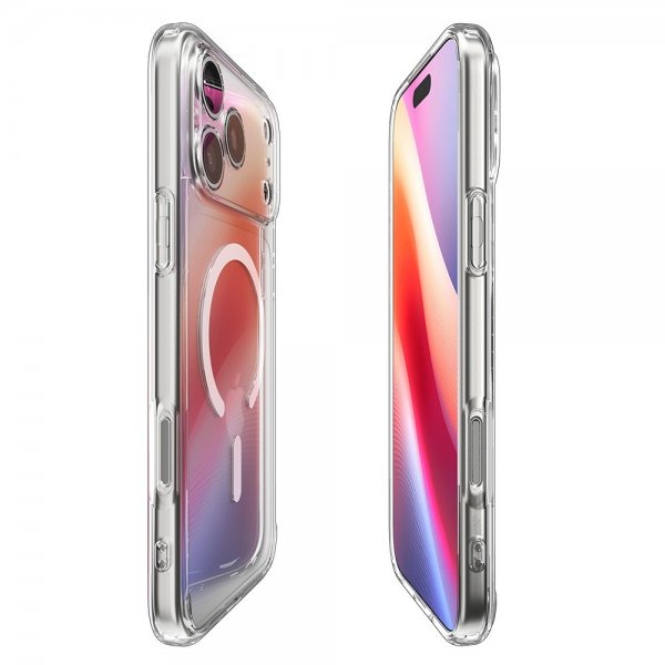 Spigen iPhone 17 Pro Cover Ultra Hybrid MagFit Clear White