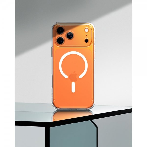 Spigen iPhone 17 Pro Cover Ultra Hybrid MagFit Clear White