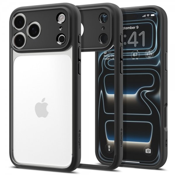 Spigen iPhone 17 Pro Cover Ultra Hybrid Mat Sort