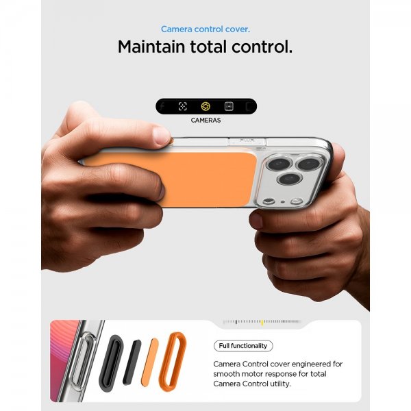 Spigen iPhone 17 Pro Cover Ultra Hybrid T MagFit Glossy Orange