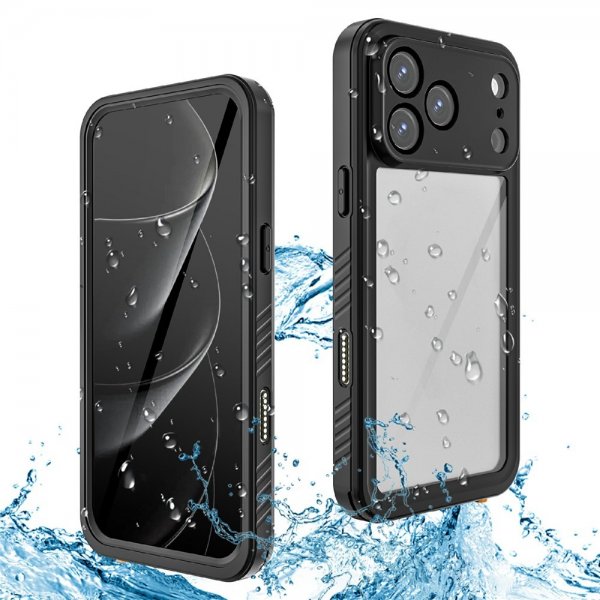 Redpepper iPhone 17 Pro Cover Vandtæt IP68 Sort