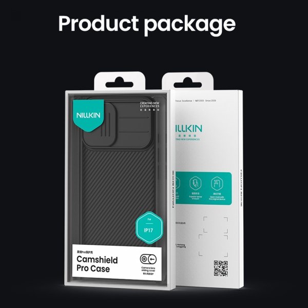 Nillkin iPhone 17 Cover CamShield Pro Sort