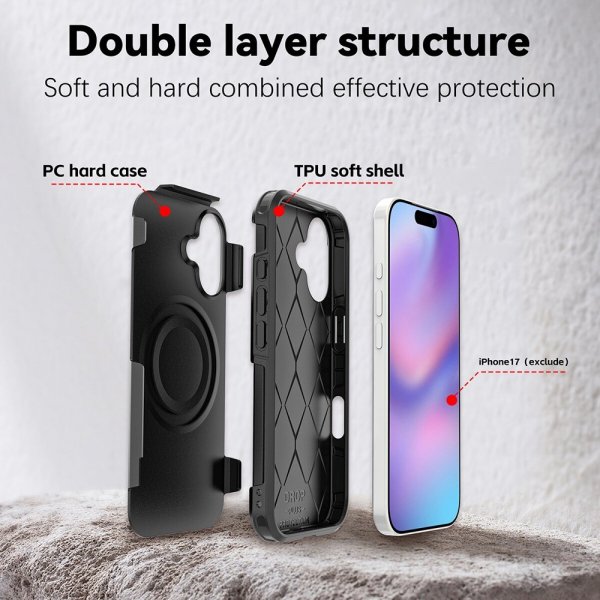 4smarts iPhone 17 Cover Defend Etui Ultimag Sort
