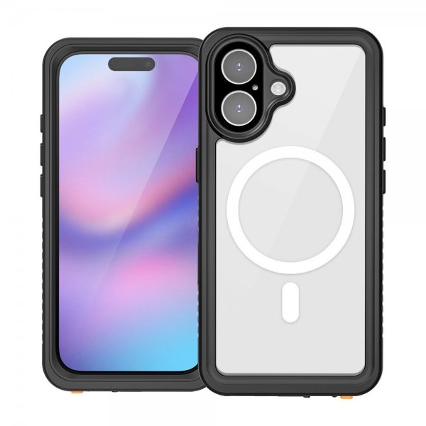 4smarts iPhone 17 Cover Stark IP68 MagSafe Sort