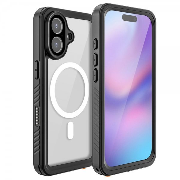 4smarts iPhone 17 Cover Stark IP68 MagSafe Sort