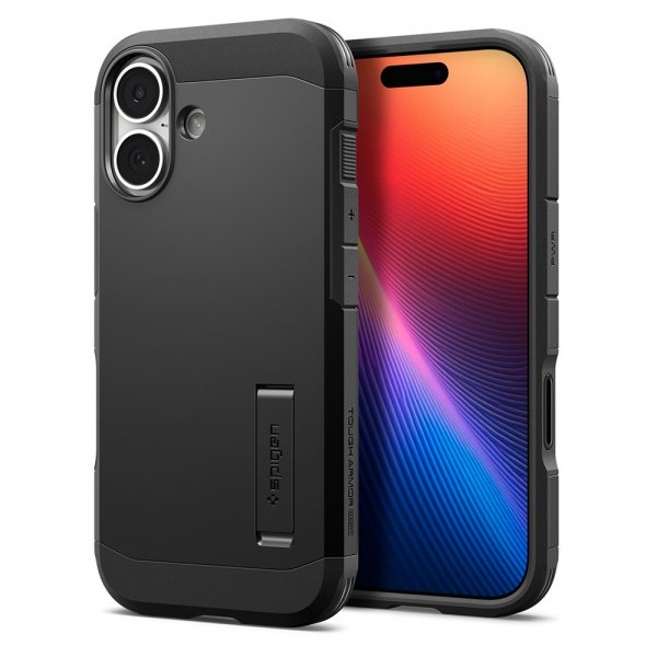 Spigen iPhone 17 Cover Tough Armor T MagFit Sort