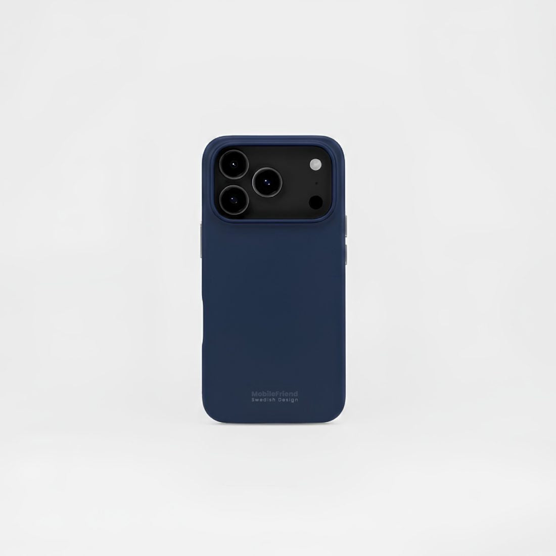 MobileFriend iPhone 17 Pro/iPhone 18 Pro Cover Silikone Navy Blue
