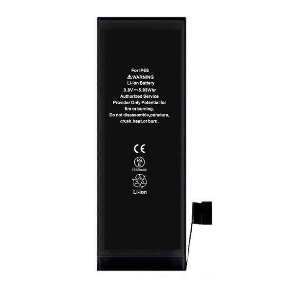 iPhone 5S Batteri Høj Kvalitet