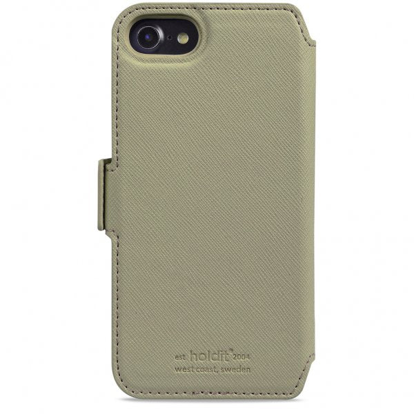 holdit iPhone 6/6S/7/8/SE Cover Wallet Case Magnet Khaki Green