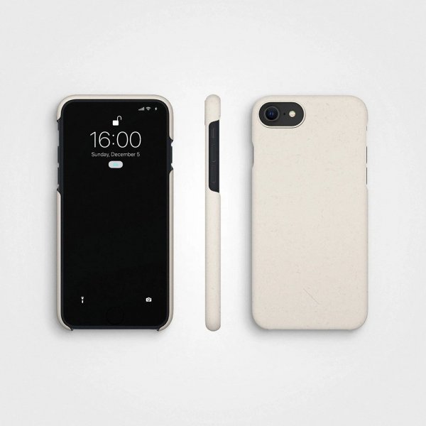 agood company iPhone 6/6S/7/8/SE Cover Växtbaserat Vanilla White