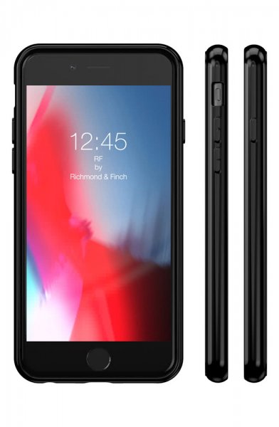 Richmond & Finch iPhone 6/6S/7/8/SE Cover Black Tar