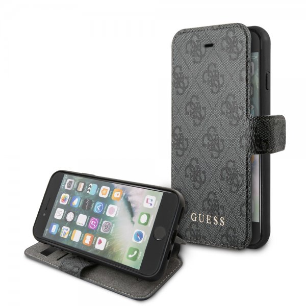 Guess iPhone 7/8/SE Cover Monogram Grå