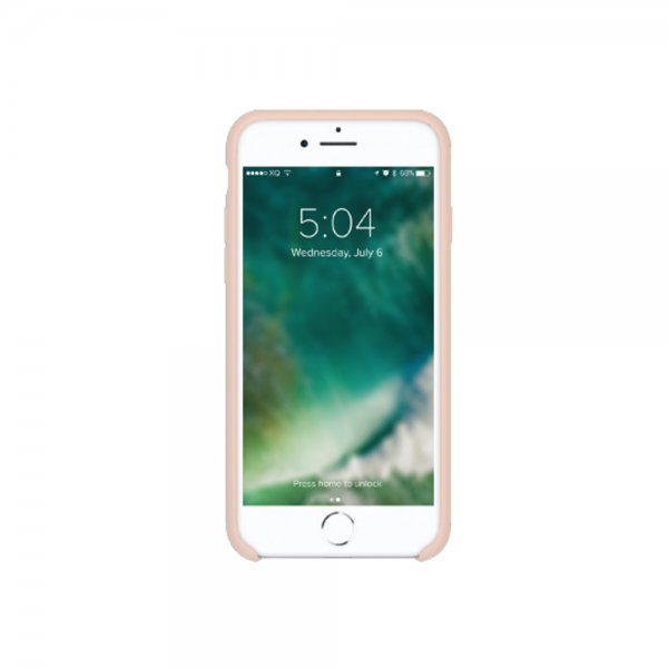 Xqisit iPhone 7/8/SE Cover Silikone Rosa