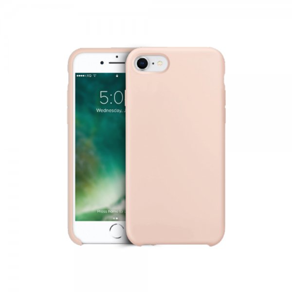 Xqisit iPhone 7/8/SE Cover Silikone Rosa
