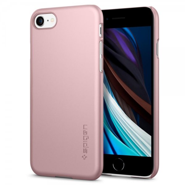 Spigen iPhone 7/8/SE Cover Thin Fit Roseguld