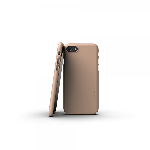 Nudient iPhone 7/8/SE Cover Tyndt Etui V3 Clay Beige