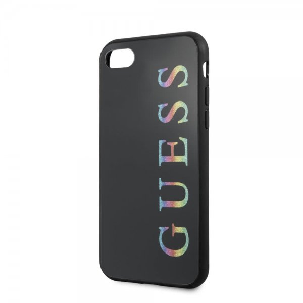 Guess iPhone 7/8/SE Skal Glitter Cover Sort