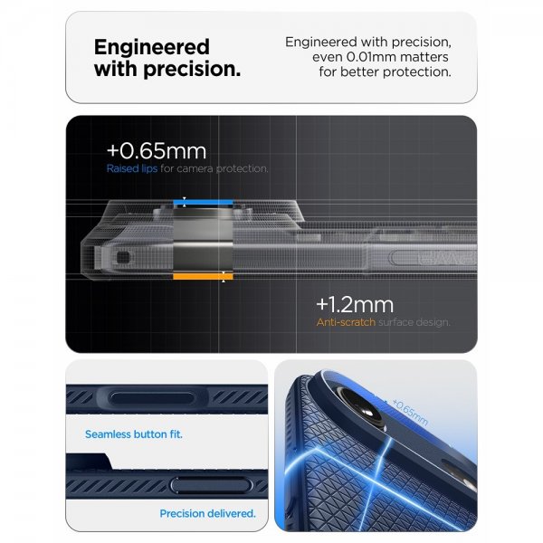 Spigen iPhone Air Cover Liquid Air Navy Blue