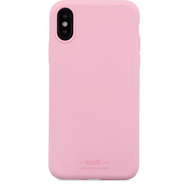 holdit iPhone X/Xs Cover Silikone Rosa