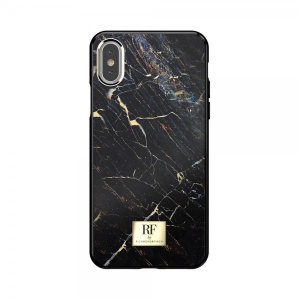 Richmond & Finch iPhone X/Xs Cover Black Marble