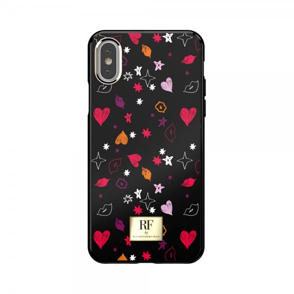 Richmond & Finch iPhone X/Xs Cover Heart And Kisses