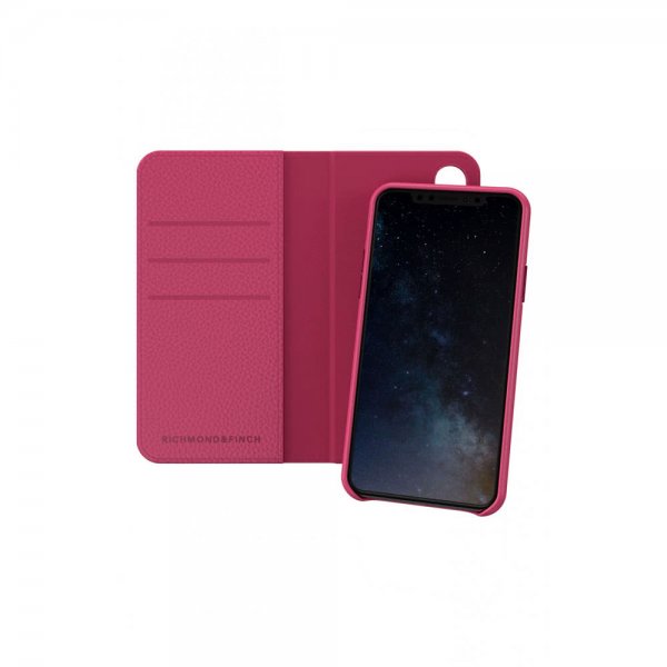 Richmond & Finch iPhone Xs Max Cover Wallet Aftagelig Skal Rosa