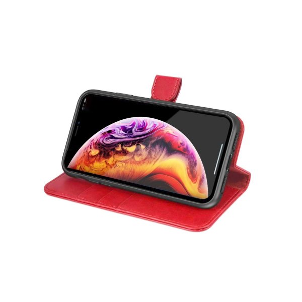 iPhone Xs Max Etui Magnetisk Aftageligt Cover Rød