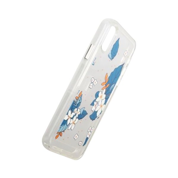 iPhone X/iPhone Xs Cover Motiv Blåt Blad