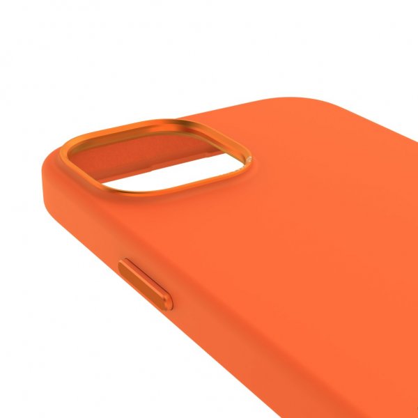 Decoded iPhone 15 Cover Silikone Bagcover Abrikos