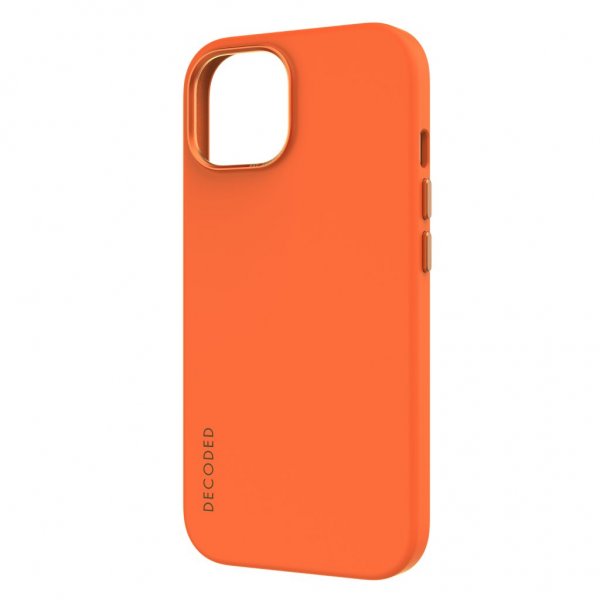Decoded iPhone 15 Cover Silikone Bagcover Abrikos