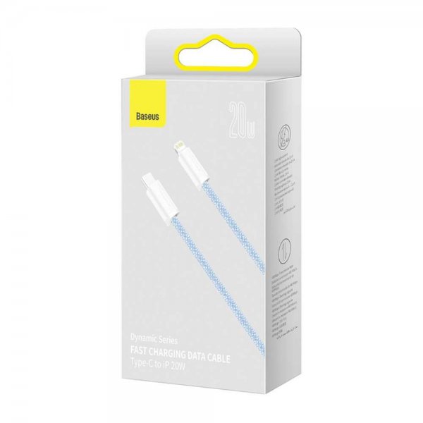 Baseus Kabel Dynamic Series USB-C til Lightning 1 m Blå