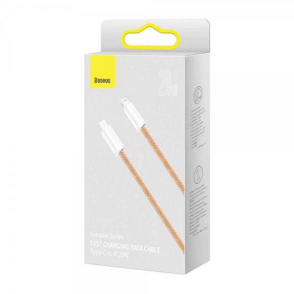 Baseus Kabel Dynamic Series USB-C til Lightning 1 m Orange