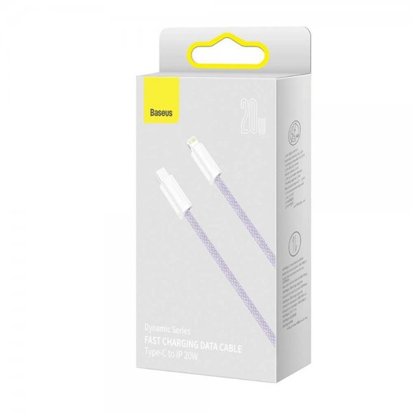 Baseus Kabel Dynamic Series USB-C til Lightning 2 m Lilla