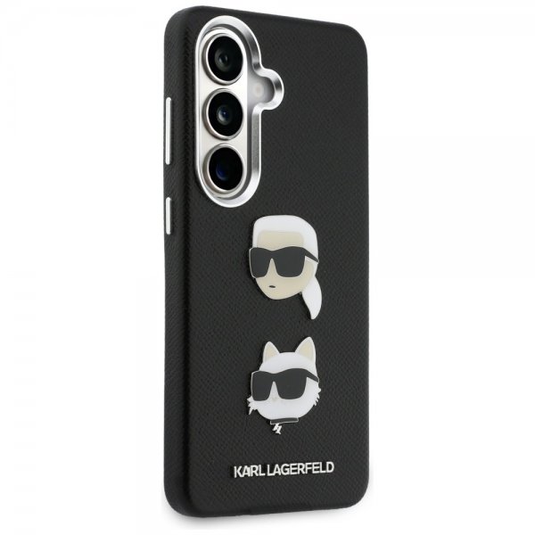 Karl Lagerfeld Samsung Galaxy S26 Cover Saffiano Karl & Choupette Sort